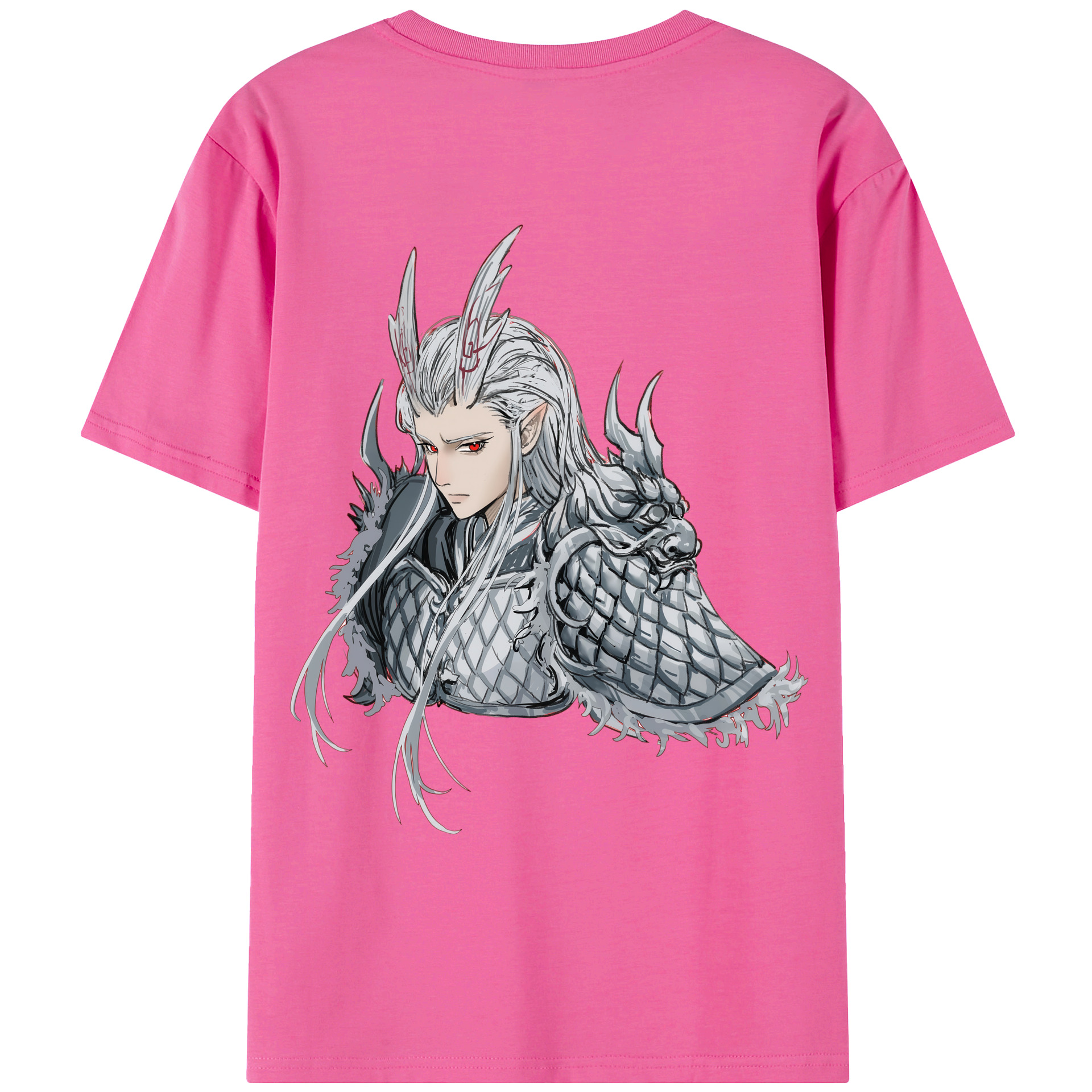 （画像用） Ne Zha 2 ナタ 魔童の大暴れ レディース半袖Tシャツ(バックプリント)